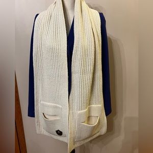 UGG Ivory scarf.